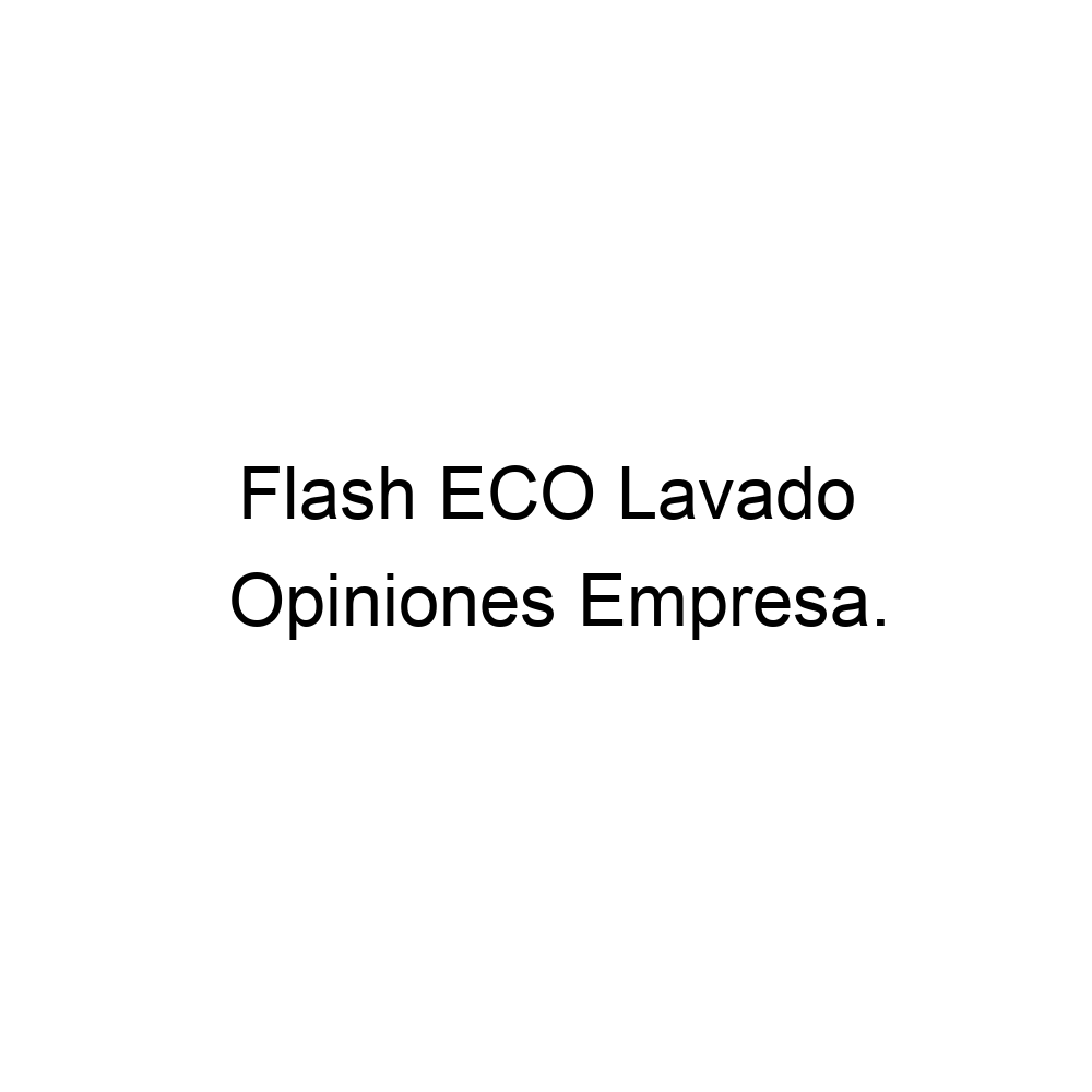 Flash ECO Lavado, La Puebla de Cazalla